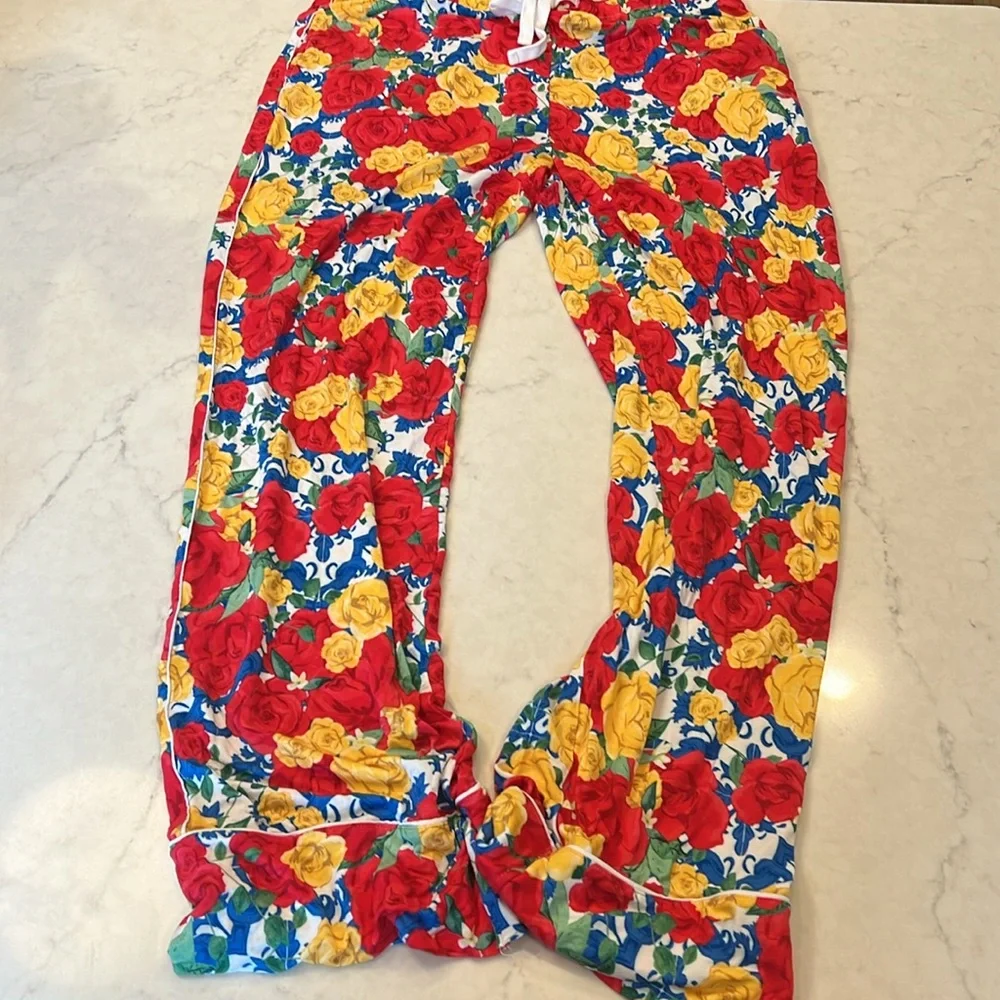 Posh Peanut Women's Luxe Pajama Pant Set LIMITED EDITION: Valentina Size Large - Picture 10 of 13